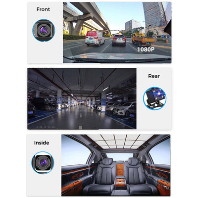 1080P Dual Lens Car Dash Cam Recorder G Sensor
