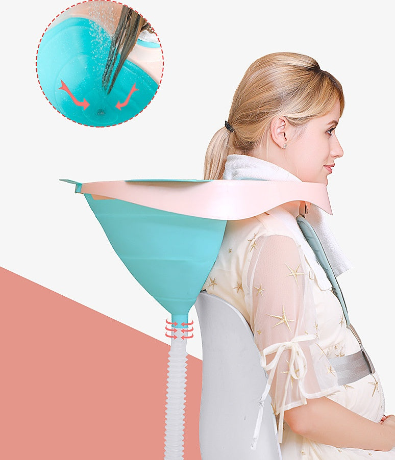 Mobile Salon Portable Foldable Silicone Shampoo