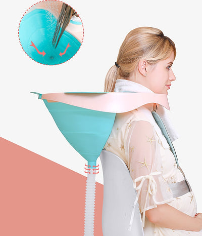 Mobile Salon Portable Foldable Silicone Shampoo