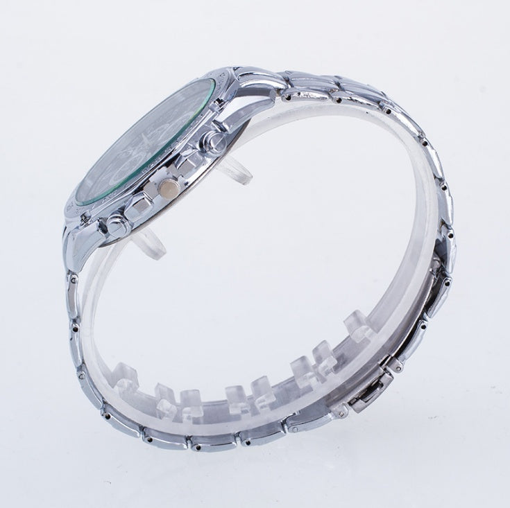 Fashion Silver Stainless Steel Mens Watches Top Brand