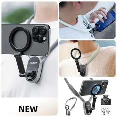 Silicone Phone Magnetic Neck Mount Quick Release