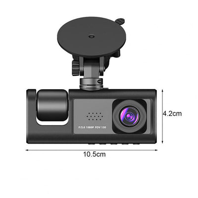 1080P Dual Lens Car Dash Cam Recorder G Sensor