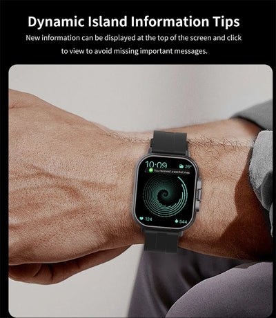 Smart Watch 2 in 1 With Earphone Smartwatch Bluetooth Call Men Watch