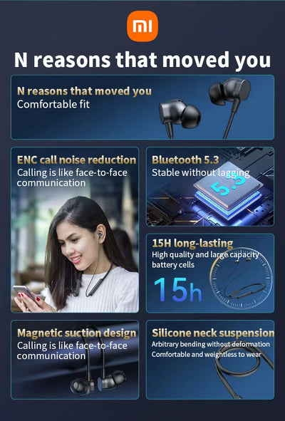Xiaomi MijiaI BS09 ENC Wireless Earphone Neckband