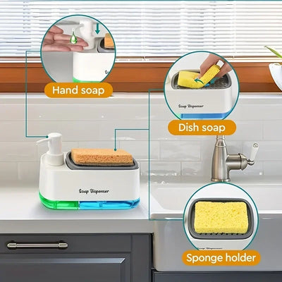 Hand and Dish Soap Dispenser Dual Soap Dispenser