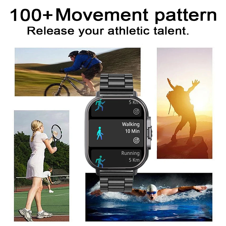 Smart Watch 2 in 1 With Earphone Smartwatch Bluetooth Call Men Watch