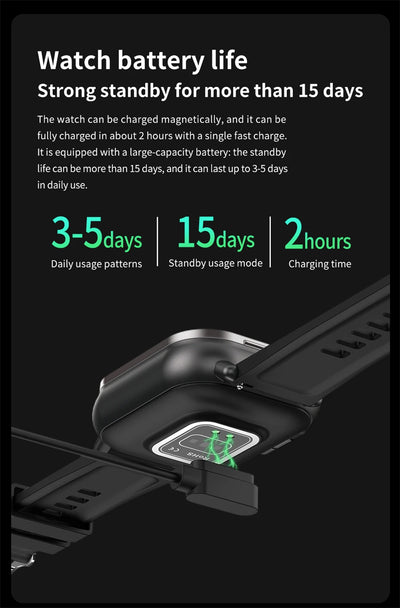 Smart Watch 2 in 1 With Earphone Smartwatch Bluetooth Call Men Watch