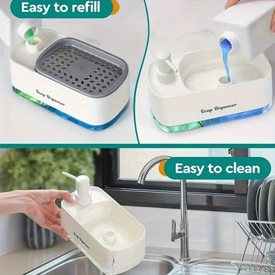 Hand and Dish Soap Dispenser Dual Soap Dispenser