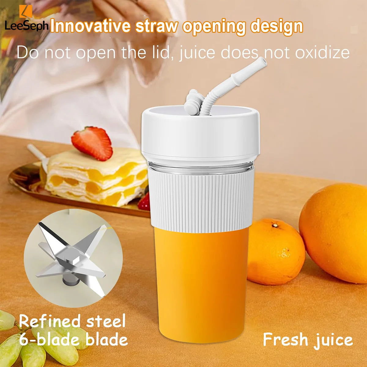 Portable Blender Cup, Electric Juicer Blender, Mini Blender
