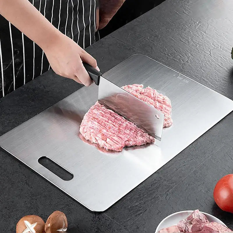 Titanium Stainless Steel Cutting Board