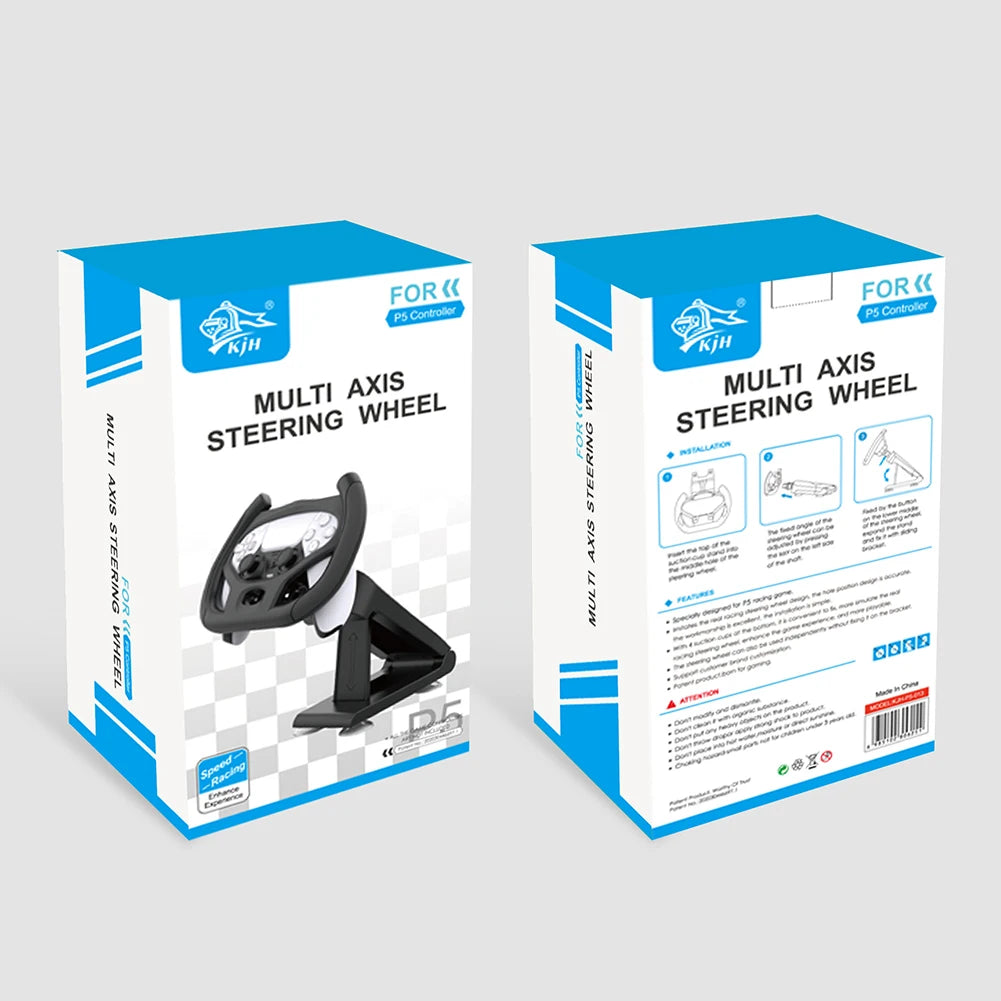 Professional Gaming Steering Wheel for PS5 Car Racing Games