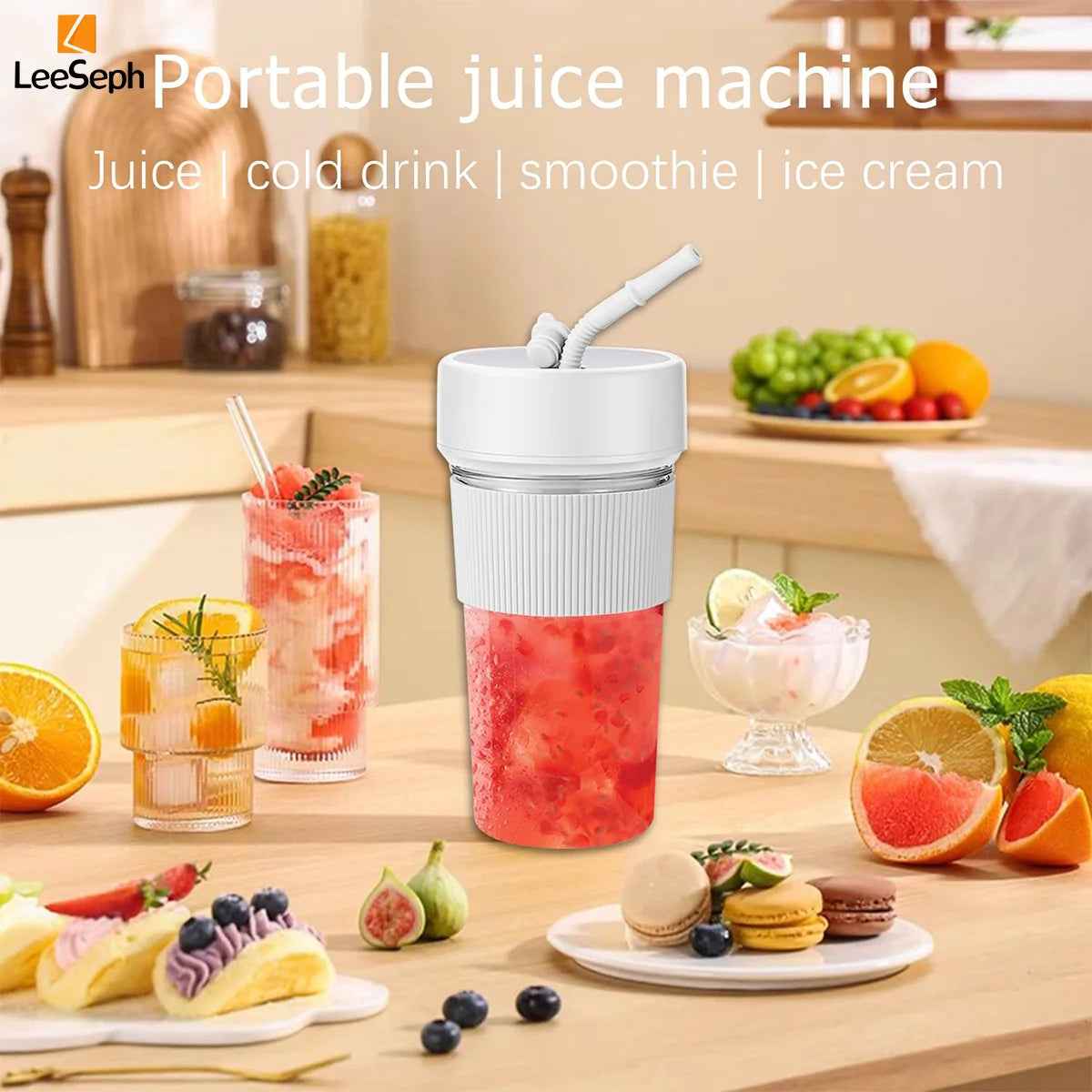 Portable Blender Cup, Electric Juicer Blender, Mini Blender