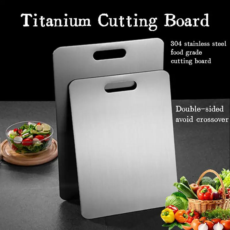 Titanium Stainless Steel Cutting Board