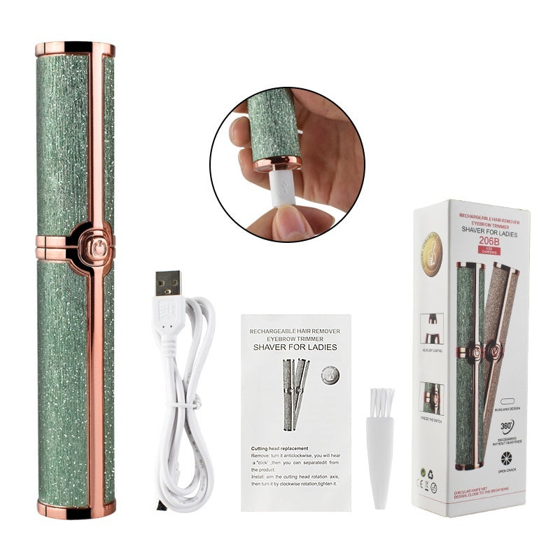 USB Charging Shaver Electric Eyebrow Trimmer Hair Removal Instrument