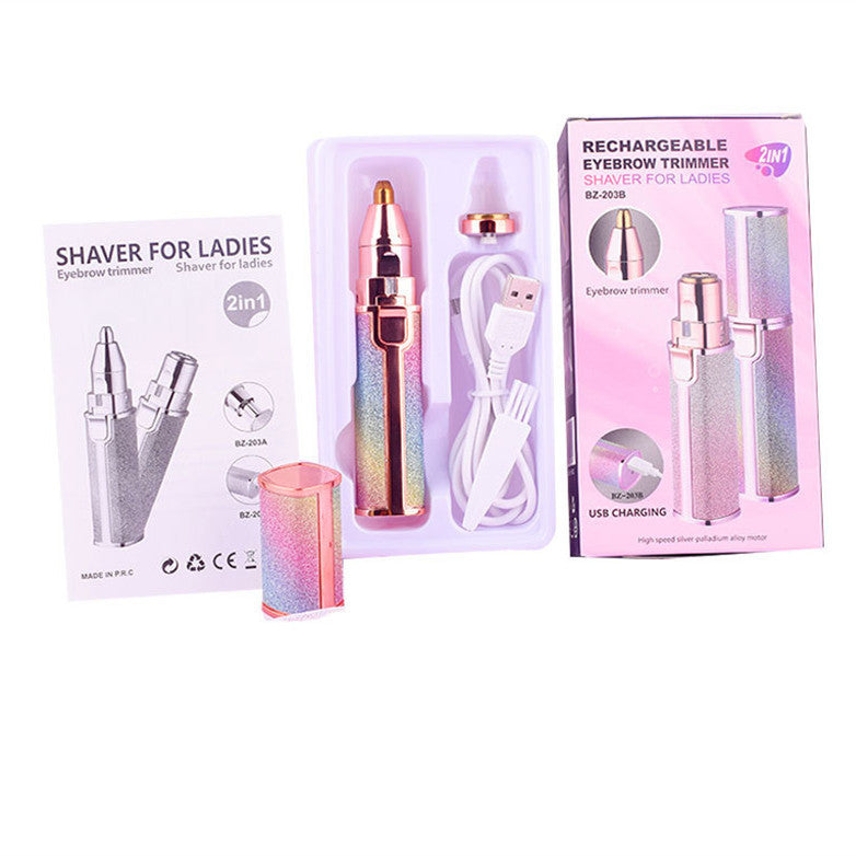 USB Charging Shaver Electric Eyebrow Trimmer Hair Removal Instrument
